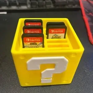 Nintendo Question Block Storage Storage & Organization | Super Mario Question Block Nintendo Switch ...